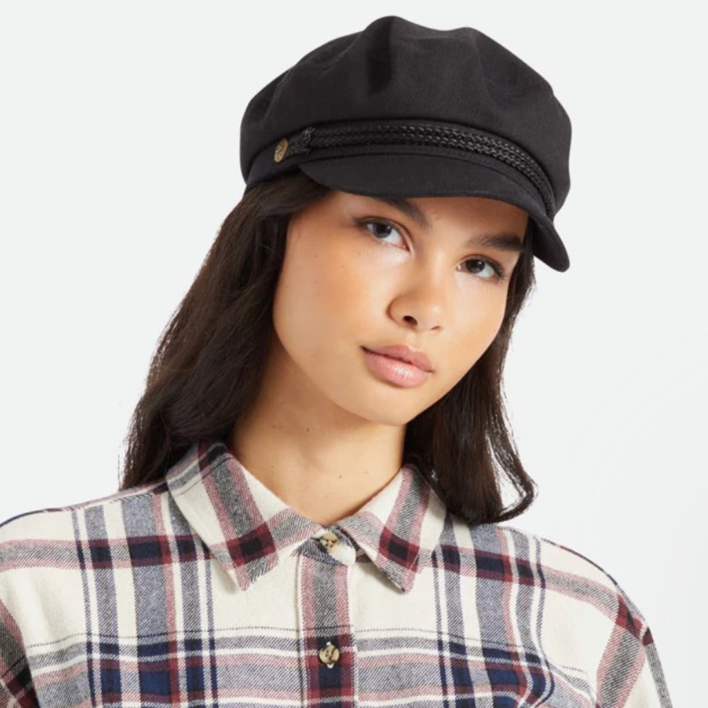 Brixton Fiddler Fisherman Cap Grey